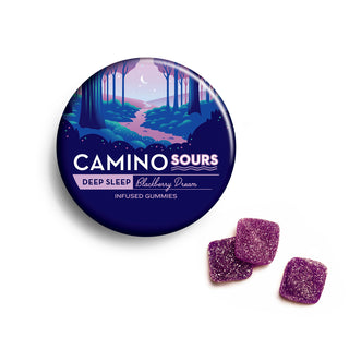 Camino Sours Blackberry Dream 'Deep Sleep' Triple Blend Gummies