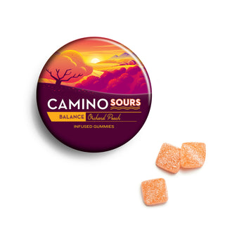 Camino Sours Orchard Peach 'Balance' Gummies